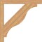 Ekena Millwork Funston Block Smooth Bracket, Western Red Cedar, 3 1/2"W x 40"D x 40"H BKT04X40X40FST05SWR - alternate 2